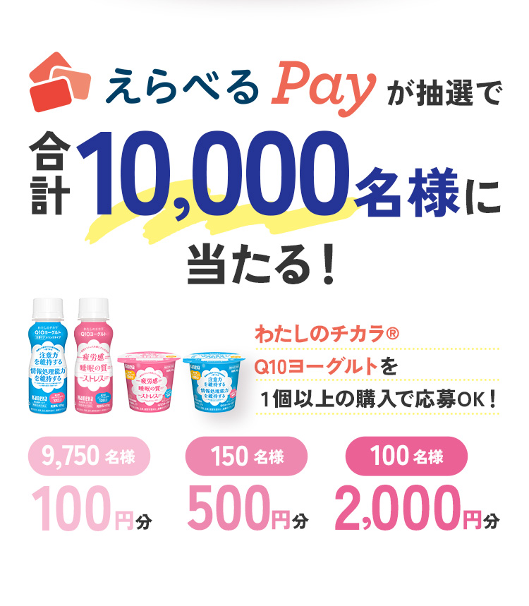 選べるPayが抽選で合計360名様に当たる！