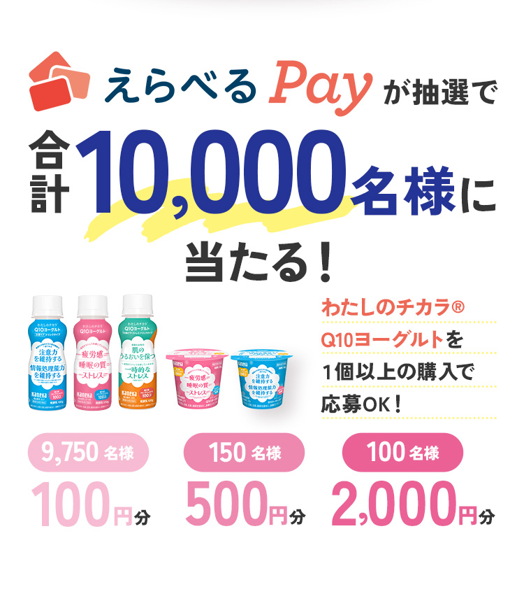 選べるPayが抽選で合計360名様に当たる！