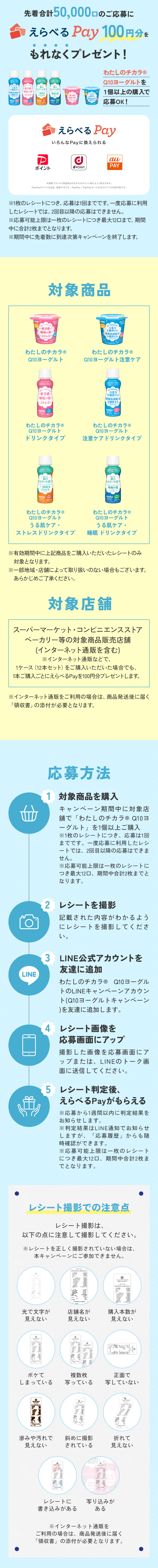 先着10,000口のご応募にえらべるPay100円分をもれなくプレゼント！